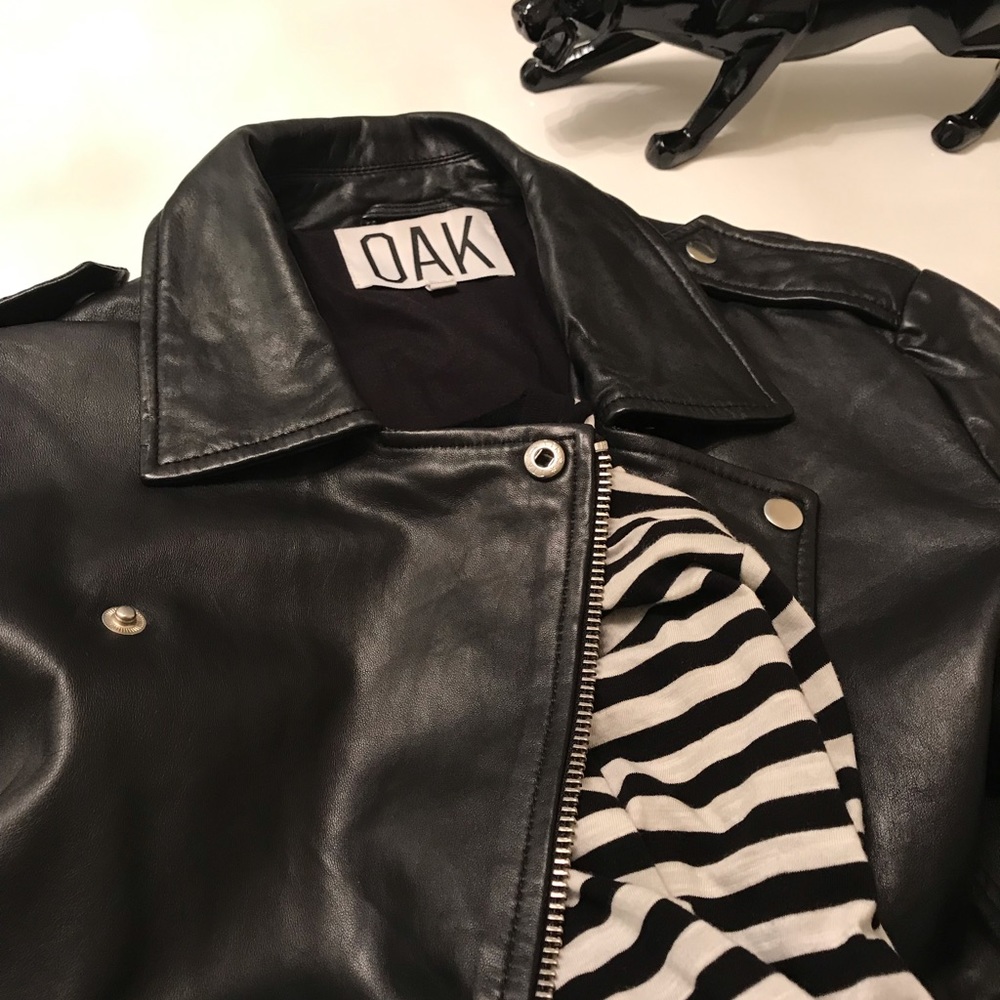 OAK LEATHER JACKET!